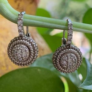 Authentic Judith Ripka SS earrings